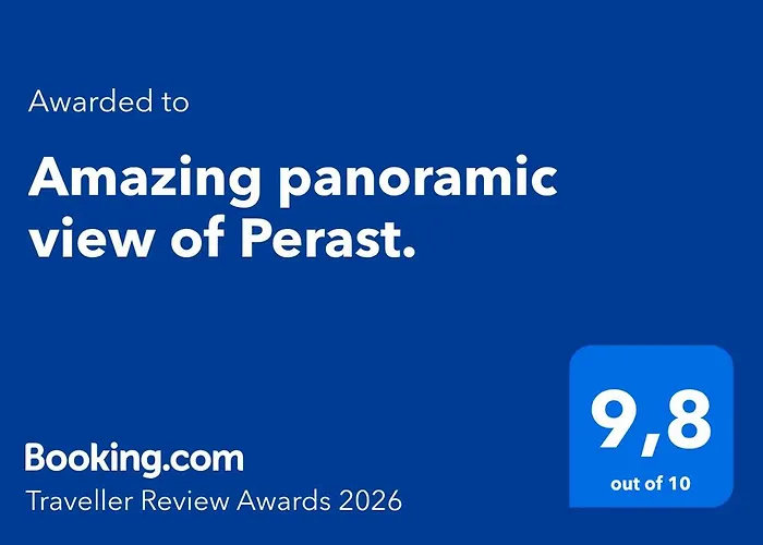 Amazing Panoramic View Of Perast. Apartment